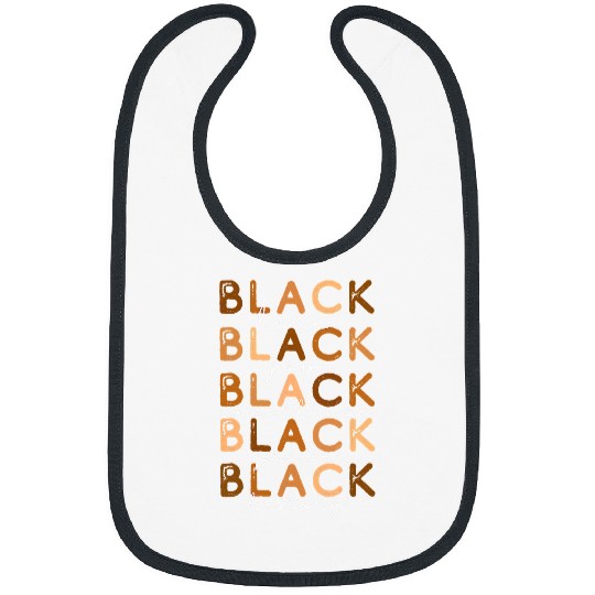 Melanin Black Love Joy Pride History Excellence Month Bibs
