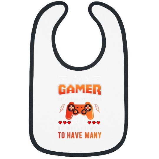 Game Gaming I Paused My Game To Be Here Funny Video Games Boys Men Gamer 56 Gamer Loving Game Bibs