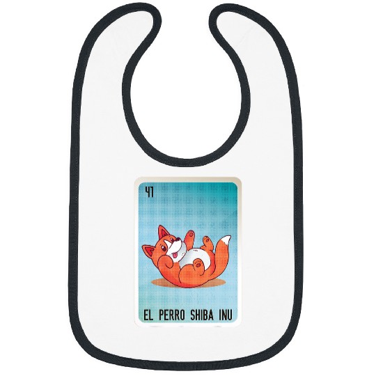 Dog Shiba Inu El Perro Shiba Inu Mexican Slang Chicano Bingo Cards Bibs