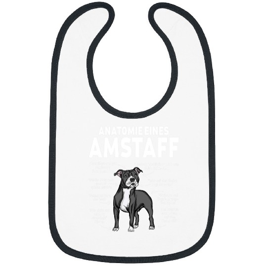 Dog Staffordshire Anatomy of an Amstaff American Staffordshire Terrier 3 Bibs