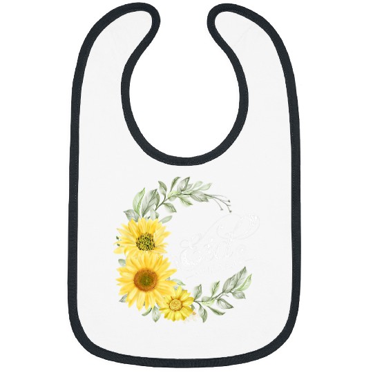 Happy Eid Alfitr Mubarak Ramadan Kareem Sunflower for Muslim Bibs