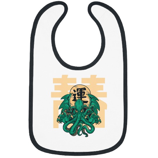 Cthulhu Mythos Illustration of Cthulhu Monster Japan Kanji Bibs
