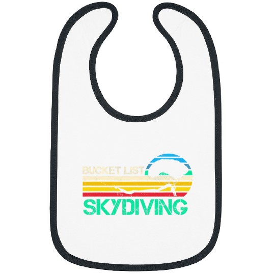 Skydiving Gift Bucket List Skydiving Funny Skydiver Bibs