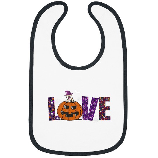 Dog Shiba Inu Funny Halloween Shiba Inu Pumpkin Love Dog Lazy Costume Bibs