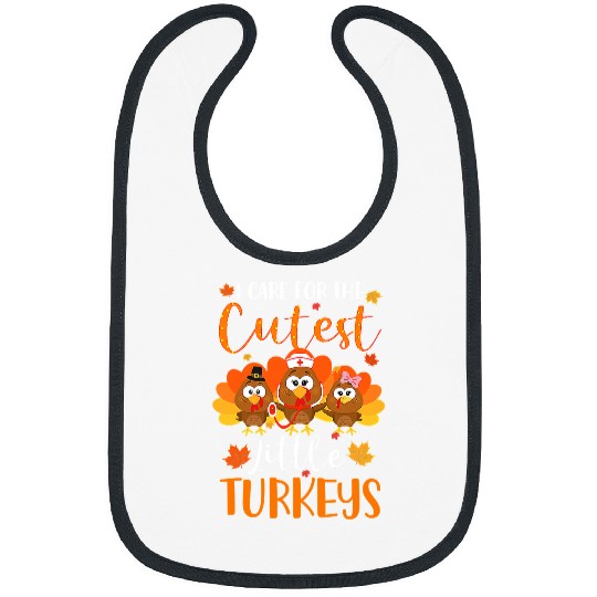 Nursing nurses Turkey Thanksgiving nurses Day Womens NICU nurses 30 Bibs