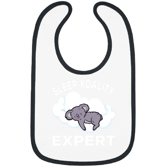 Funny Bear Sleep Koality Expert Pun For Sleeping Koala Bear Pyjamas Cute Bears Bibs