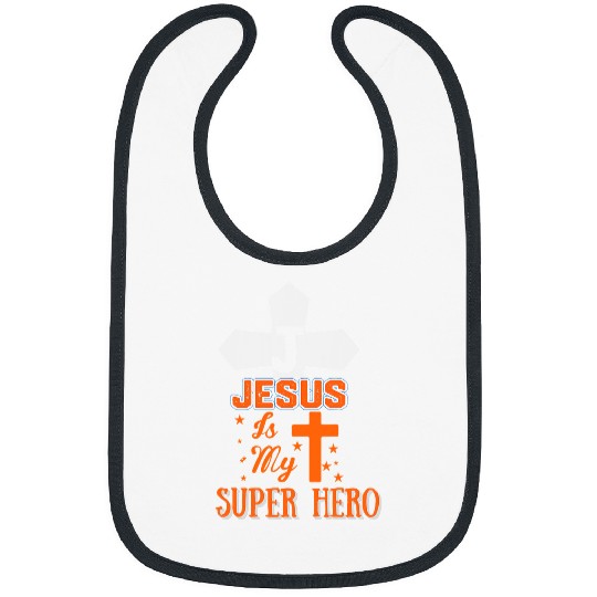 Christian Jesus Christ Christian Jesus Is My Superhero Cute Powerful Christian 174 Bible Verse Christ Bibs
