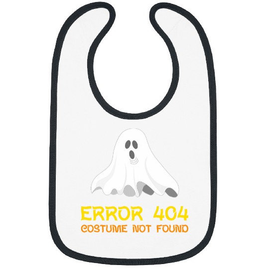Halloween Error 404 Costume Not Found Bibs