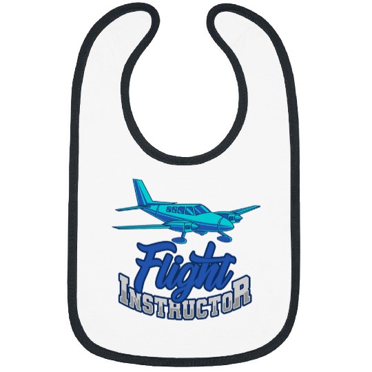 Flight Instructor CFI Pilot Trainer Aviation Enthusiasts Bibs