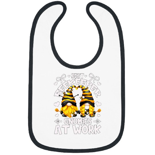 bests Beekeeper For Men And Women Cute Honey Bee Gnomes Bibs
