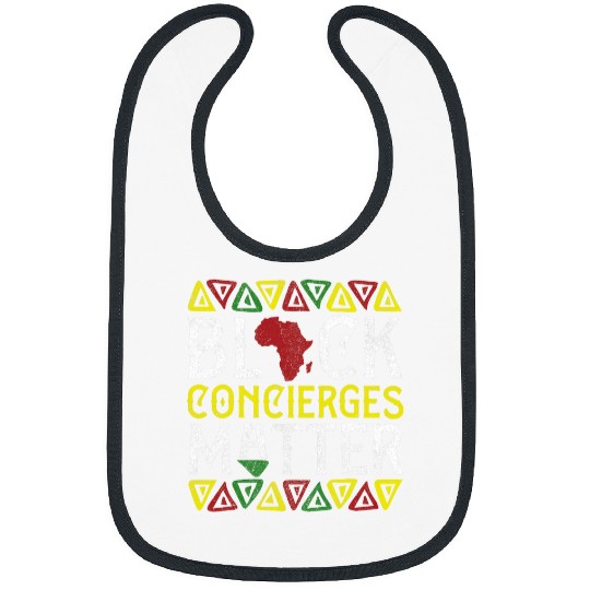 Afro Black Concierges Matter Apparel African Melanin Jobs Bibs