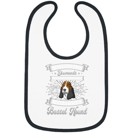 Basset Hound Girls Friend Dog Owner Veterinarian Bibs