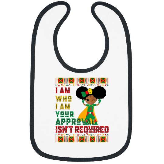 African Black Queen Black History Month girls Juneteenth Bibs