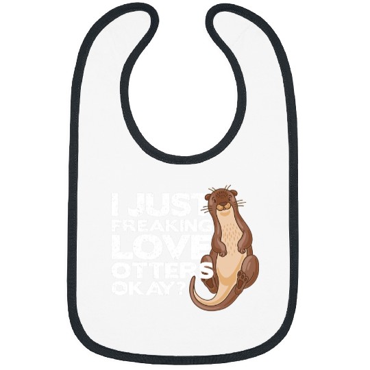 Otters Otter Lover Tee Funny Otter Otter 1 Bibs