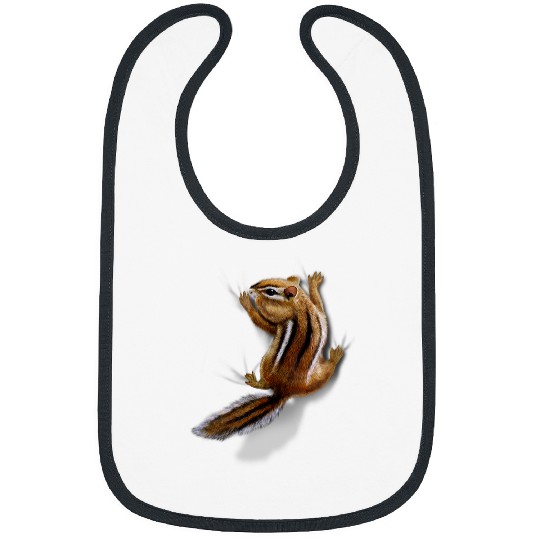 Climbing Climber Squirrel Climbing Up Playful Chipmunk Climb Bibs