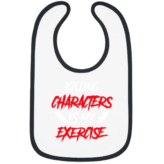 Skeletons Skulls Writing Thriller Novel Writer Novelist Joke Horror Author Skull Bibs