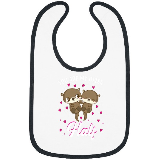 Otters You Are My Otter Half Otter 1 Bibs