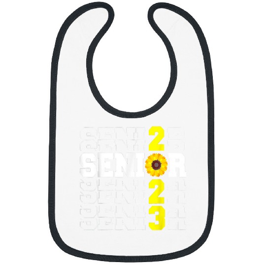 Sunflower Graduation Senior Class of 2023 23 Graduate Bibs