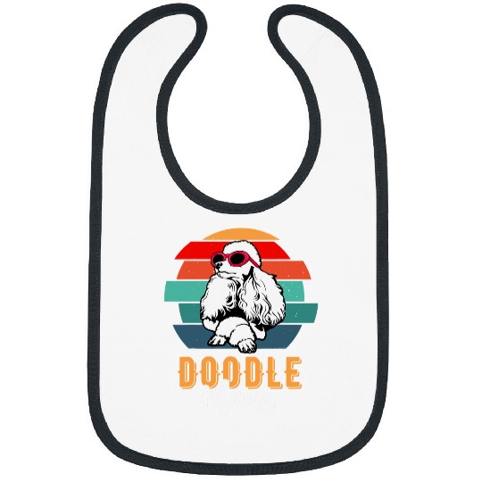 Goldendoodle Mama Goldendoodle Mom vintages Dog Lover Doodle Dog Bibs