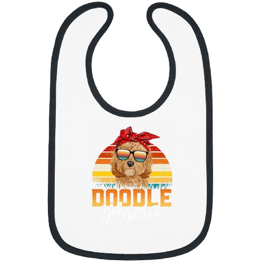 Goldendoodle Mama bests Goldendoodle Mom Ever Mothers Day Dog Mom Doodle Dog Bibs