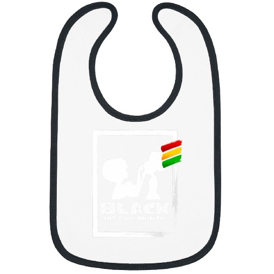 Afro Black History Month African Woman Mom And Daughter Bibs
