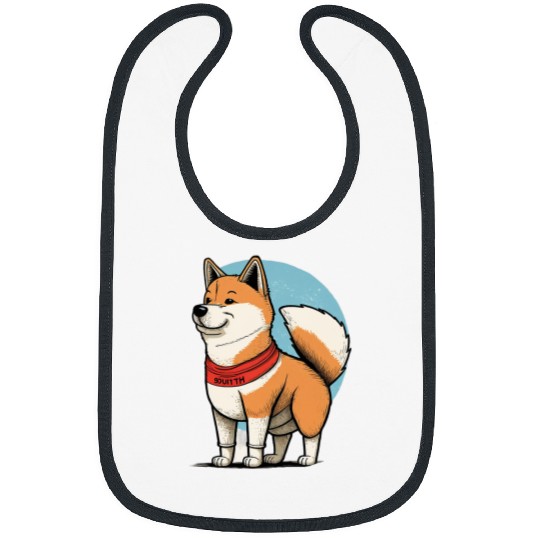 Dog Shiba Inu Lover Mom Dad 643 Bibs