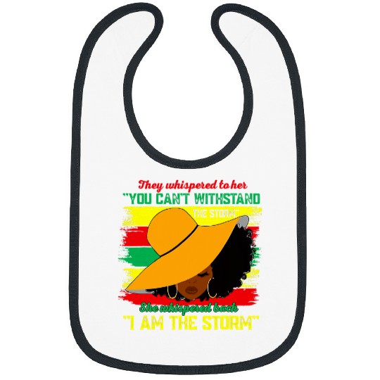Proud Black African American Ladies Black History Month 2 Bibs