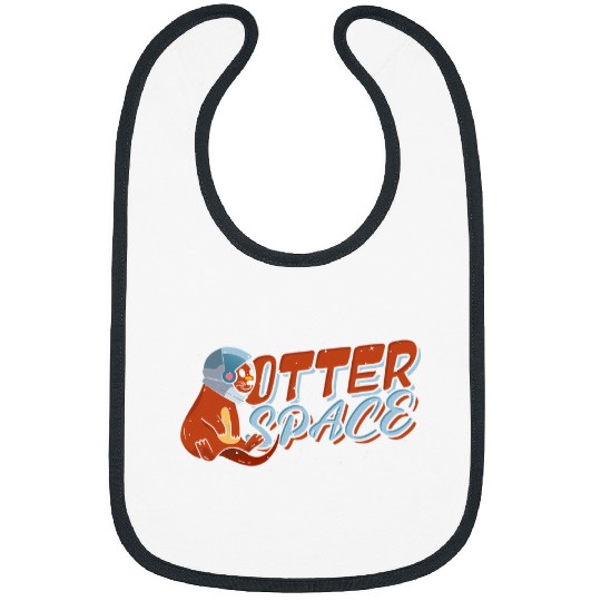 Otters space Science Astrology Planet and Space Otter Bibs