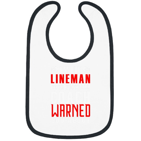 Football Lineman Hot Offensive Defensive Player Men Boys Bibs
