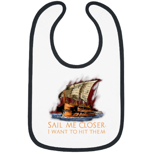 Ancient Greek Trireme Mediterranean Maritime History Bibs