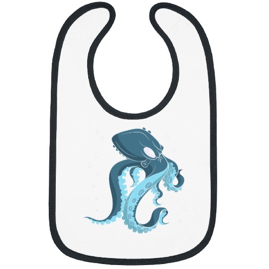 Octopuss Lover Sea Monster Kraken Ocean Animal Octopus Bibs