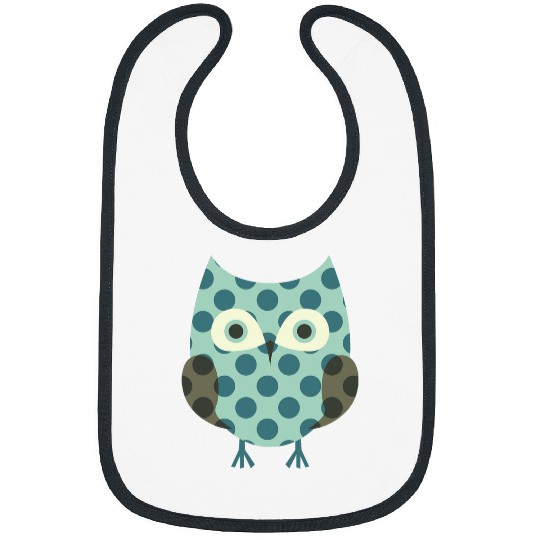 Dot Day Dotted Owl Colorful Make Mark Men Women Kids Teacher Bibs