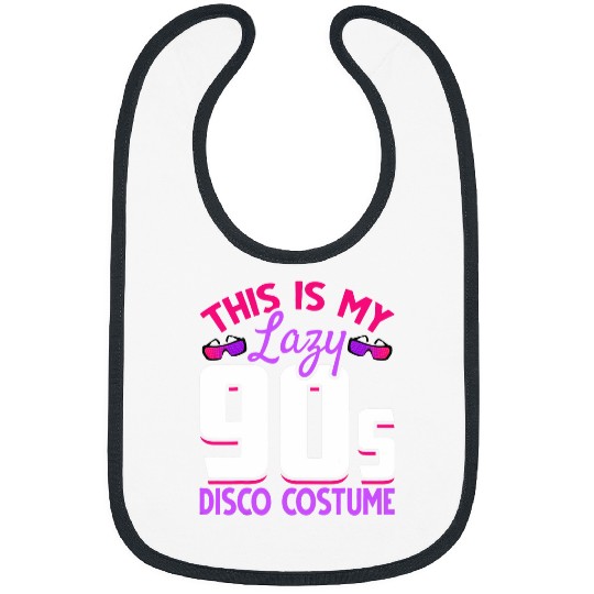 90s Retro Costume Party 1990s Disco Music Lover Nineties Bibs