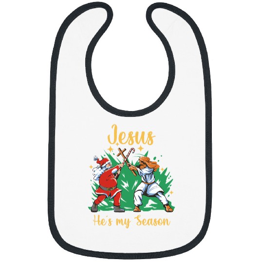 Christian Jesus Is The Reason For The Season Holiday Christmas Christ Bibs