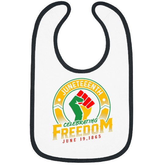 1865 Juneteenth Celebrate African American Freedom Day 3 Bibs