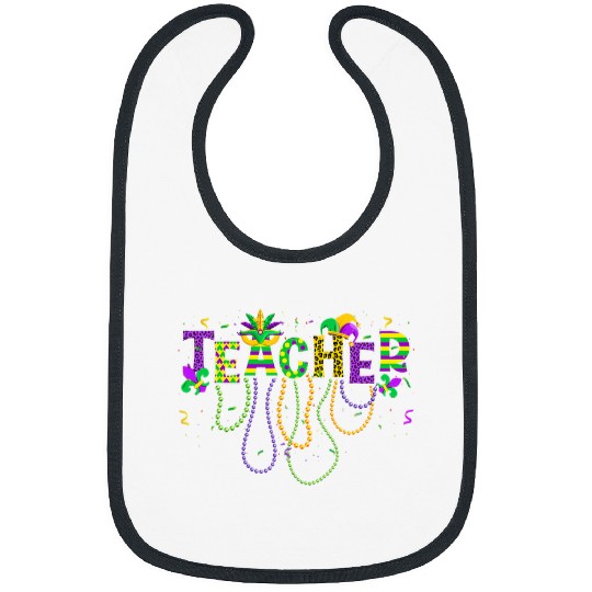 Teacher Job Squad Mardi Gras New Orleans Louisiana Fat Tuesday Bibs