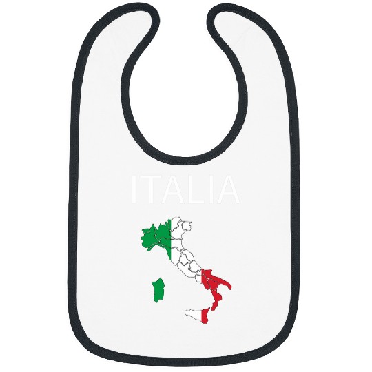 ITALIA Italy Patriotic Country Flag Bibs