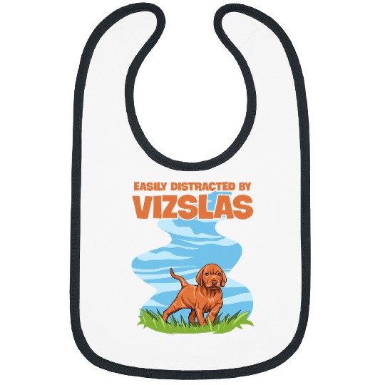 Dog Vizsla Hungarian Vizsla Design for a Vizsla Breeder Bibs