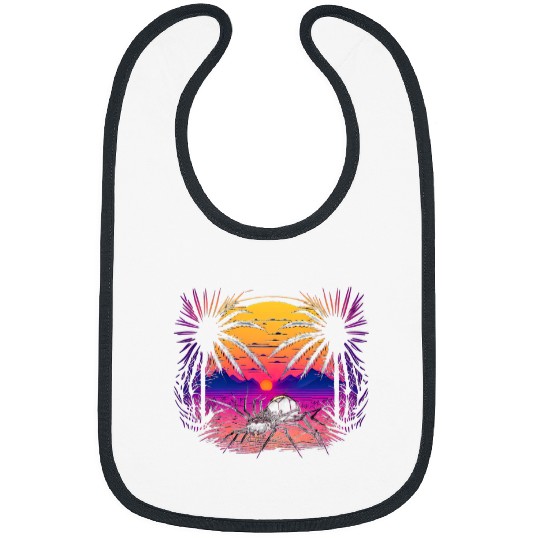 Retro Aesthetic Spider Bibs