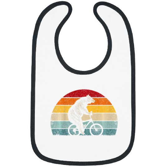Funny Bear Kids Funny Bear Cycling Boys Graphic Kids Present Bicycle Cute Bears Bibs