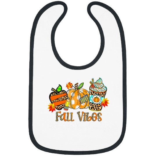 Fall Vibes 2That Art Teacher Life Apple Pencil Pumpkin Fall Bibs