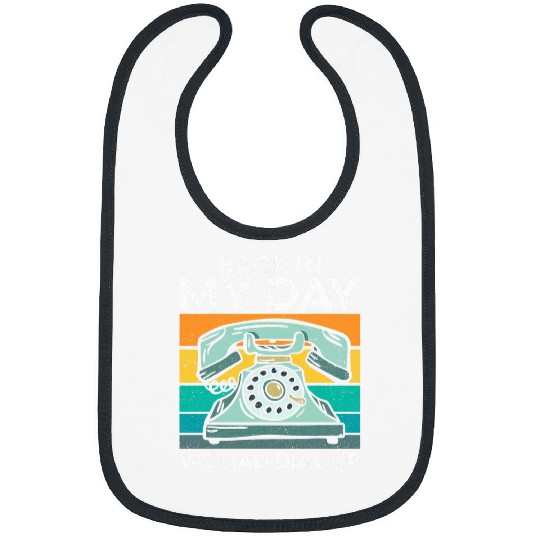 Back in My Day We had Dial Up Telephone 90s Nostalgia Bibs