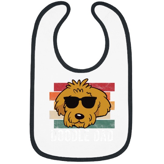 Goldendoodle Dad Retro Apparel Goldendoodle Labradoodle for Men Doodle Dog Bibs