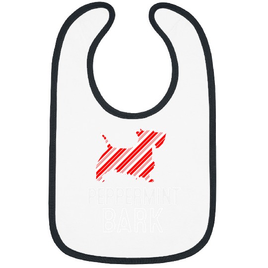 Dog Scottish Terrier Scottie Scottish Terrier Peppermint Bark Christmas Dog Bibs
