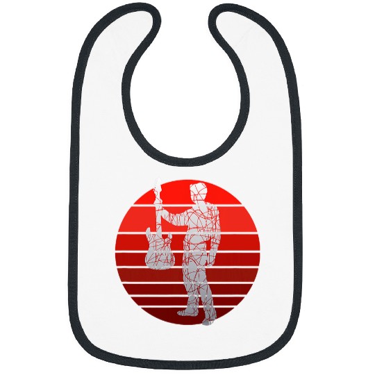 Guitar Retro Rock and Roll 2Music Lovers vintages Guitarist Bibs