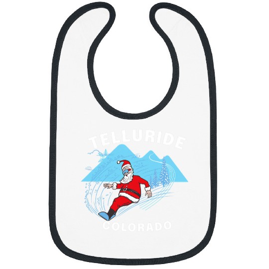 Skiing Ski Telluride Colorado Santa Claus Snowboard Bibs