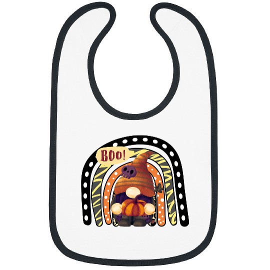 Gnome Witch Halloween Costume Pumpkin Autumn Fall Holiday 56 Bibs