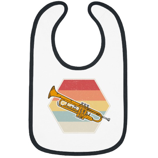 Trumpet Lover Brass Instrument Music Trumpeter 11 Bibs