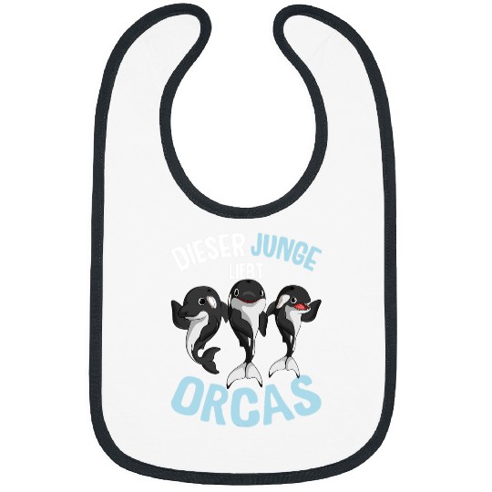 Whales Orca Boy Whale swords Whale Killer Whale Bibs