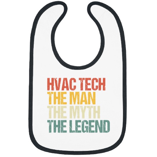 Mens HVAC Tech The Man The Myth The Legend Technician Repair Bibs